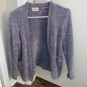 Gray cardigan